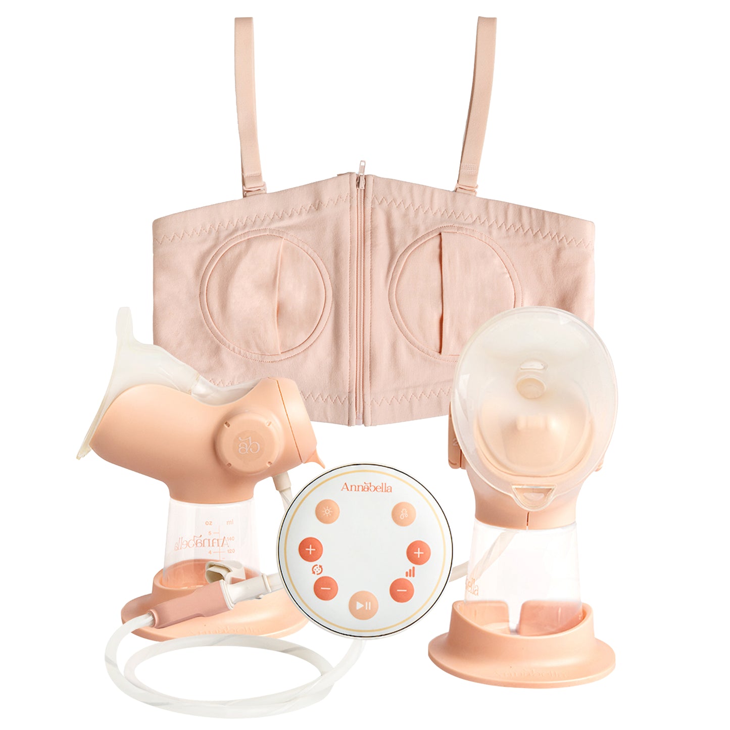 Annabella Elektrische Doppel-Milchpumpe inkl. Hands‑Free‑BH