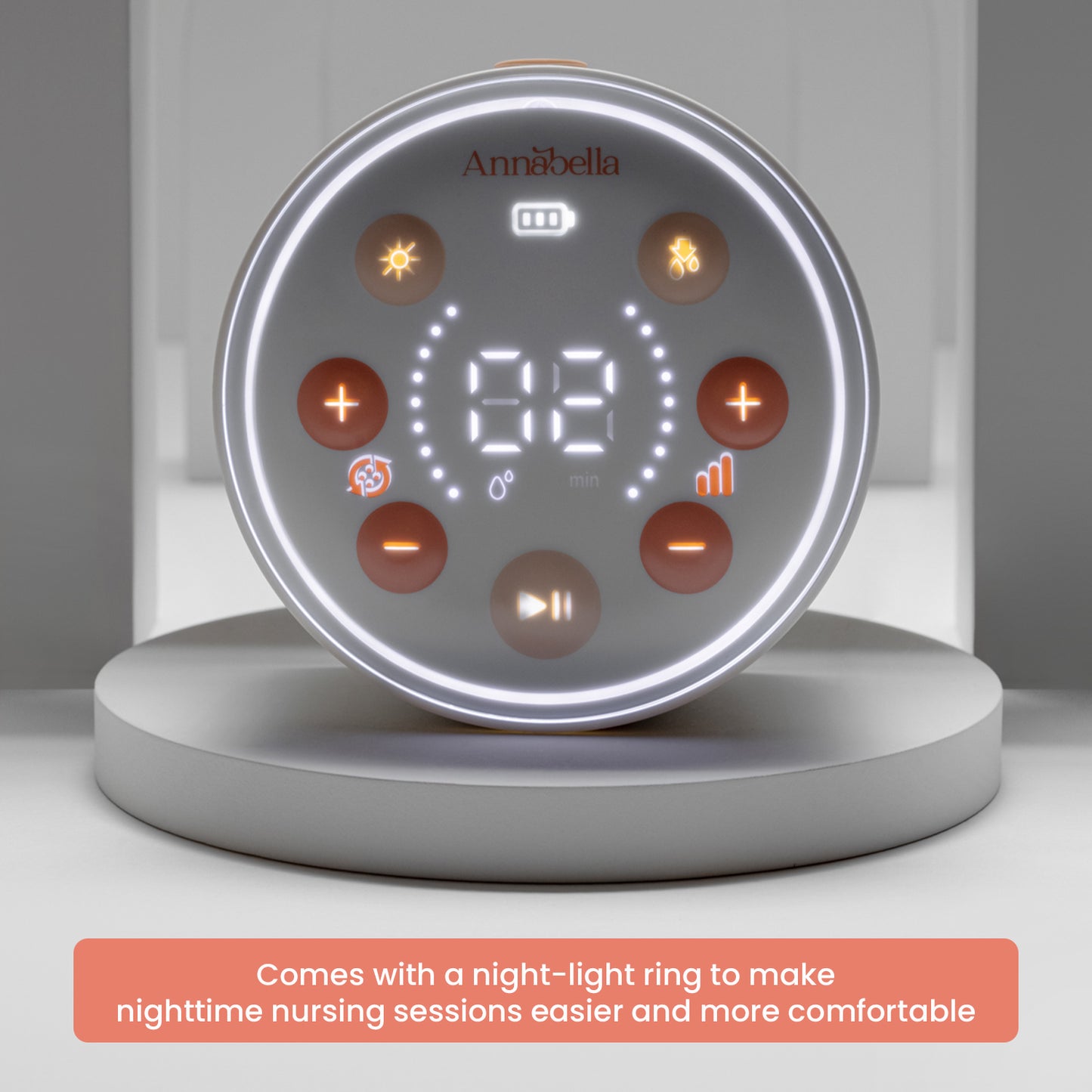 Annabella Elektrische Einzel-Milchpumpe mit revolutionärer Zungensimulationstechnologie