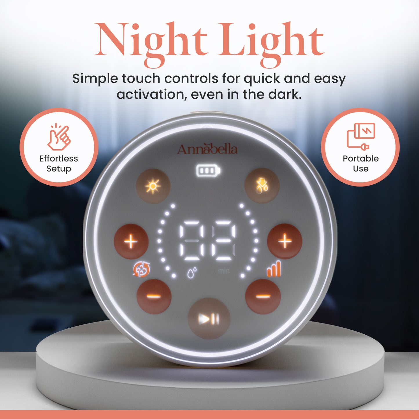 Annabella Elektrische Einzel-Milchpumpe mit revolutionärer Zungensimulationstechnologie