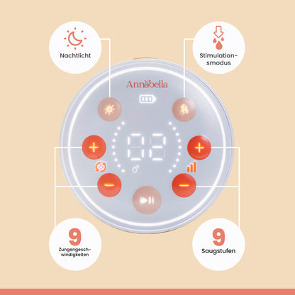 Annabella Elektrische Doppel-Milchpumpe inkl. Hands‑Free‑BH