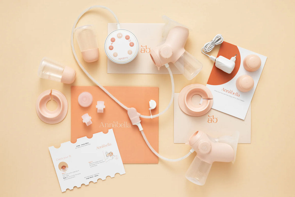 Annabella Elektrische Doppel-Milchpumpe inkl. Hands‑Free‑BH